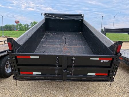 Used 2007 Chubbs 83 x 14 Dump Trailer with 14K GVWR - NEW 235/80 R16 Tires