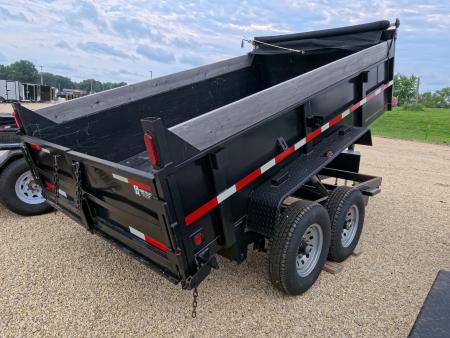 Used 2007 Chubbs 83 x 14 Dump Trailer with 14K GVWR - NEW 235/80 R16 Tires