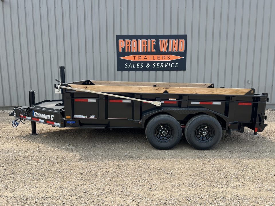 Used 2026 Diamond C Trailers 14' LPT207 Telescopic Dump Trailer