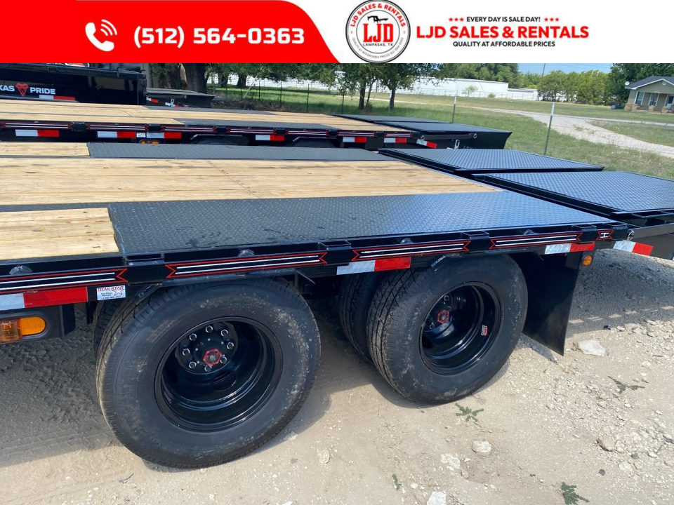New 2027 Coffee Creek - 102" x 25' Flatbed Trailer - 22900 GVWR - Mega Ramps
