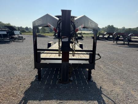 Used 2022 Kaufman 83"X24' 17K GVWR Gooseneck Tilt Trailer