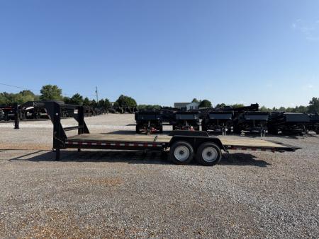 Used 2022 Kaufman 83"X24' 17K GVWR Gooseneck Tilt Trailer