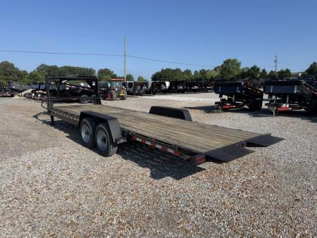 Used 2022 Kaufman 83"X24' 17K GVWR Gooseneck Tilt Trailer