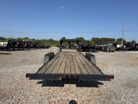 Used 2022 Kaufman 83"X24' 17K GVWR Gooseneck Tilt Trailer