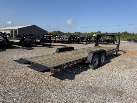 Used 2022 Kaufman 83"X24' 17K GVWR Gooseneck Tilt Trailer