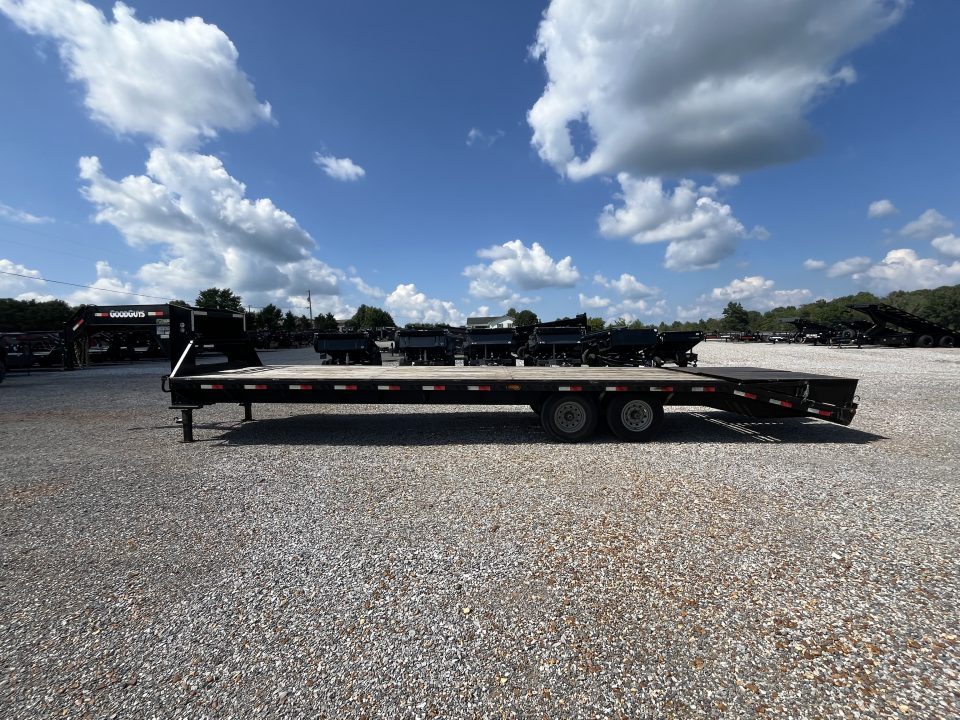 Used 2022 Good Guys 102"X30' 15.6K GVWR Gooseneck Flatbed Trailer