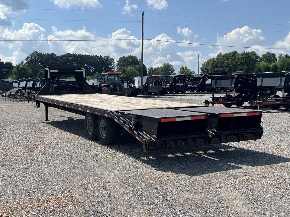 Used 2022 Good Guys 102"X30' 15.6K GVWR Gooseneck Flatbed Trailer