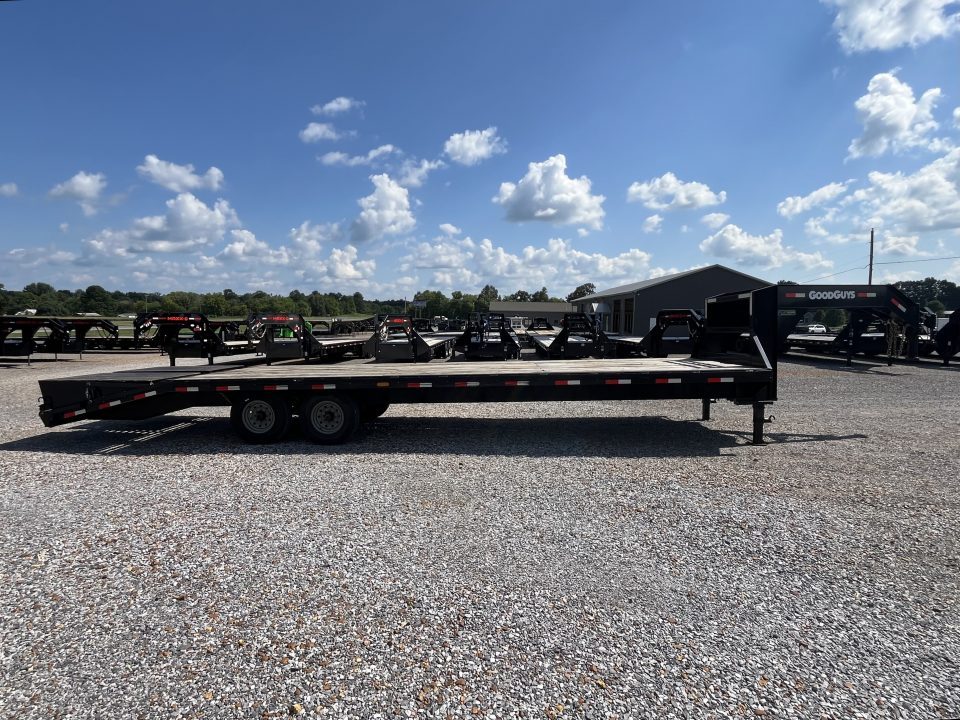 Used 2022 Good Guys 102"X30' 15.6K GVWR Gooseneck Flatbed Trailer