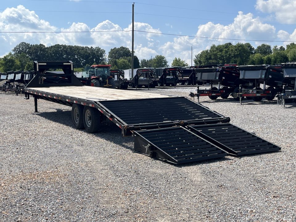 Used 2022 Good Guys 102"X30' 15.6K GVWR Gooseneck Flatbed Trailer