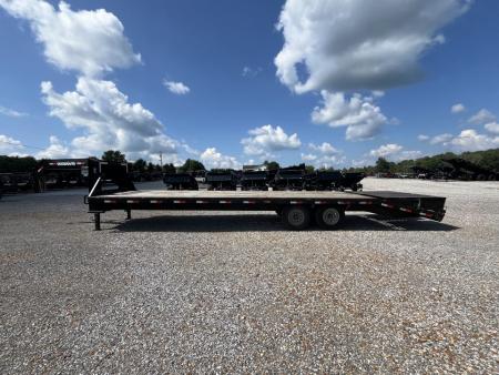 Used 2022 Good Guys 102"X30' 15.6K GVWR Gooseneck Flatbed Trailer