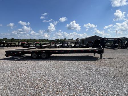 Used 2022 Good Guys 102"X30' 15.6K GVWR Gooseneck Flatbed Trailer