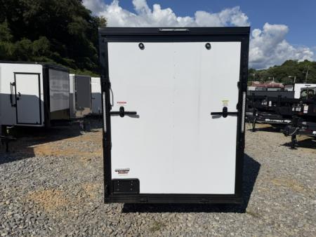 New Outlaw 6x12 2.9K White Black-Out W/ Concession Window, 30A Electrical Package & Additional Door W/ Shelf