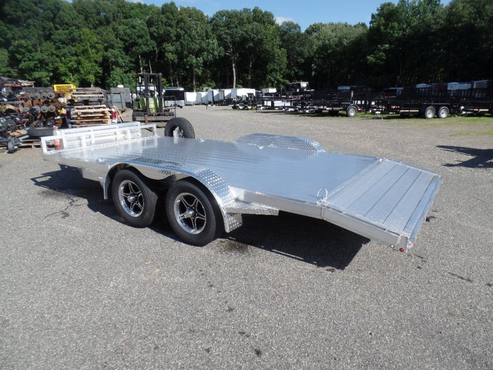 New 2026 Wolverine Trailers 7X16 Aluminum Frame and Deck Open Car Hauler