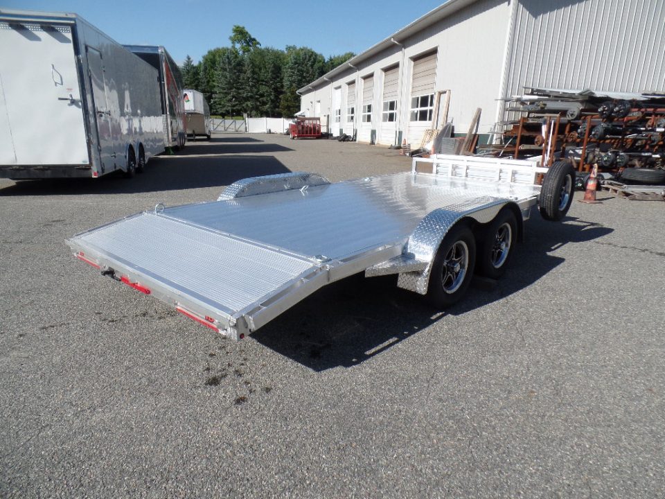 New 2026 Wolverine Trailers 7X16 Aluminum Frame and Deck Open Car Hauler