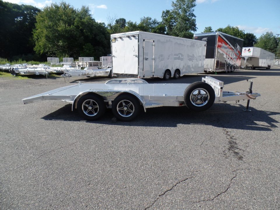 New 2026 Wolverine Trailers 7X16 Aluminum Frame and Deck Open Car Hauler