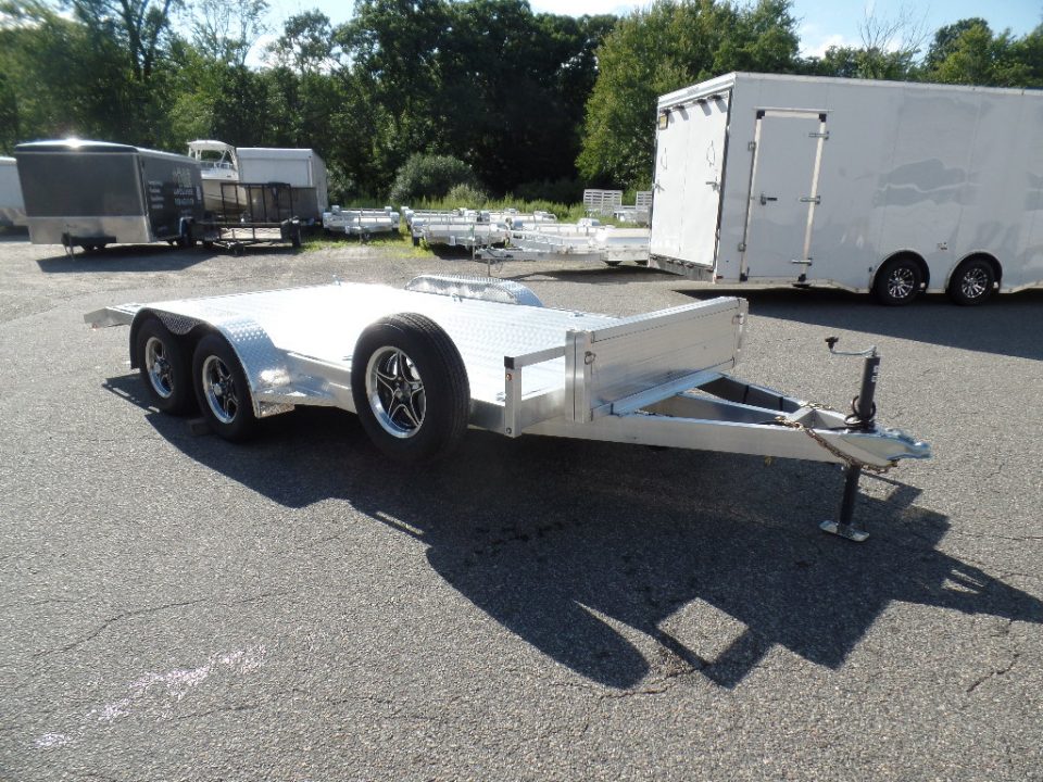 New 2026 Wolverine Trailers 7X16 Aluminum Frame and Deck Open Car Hauler