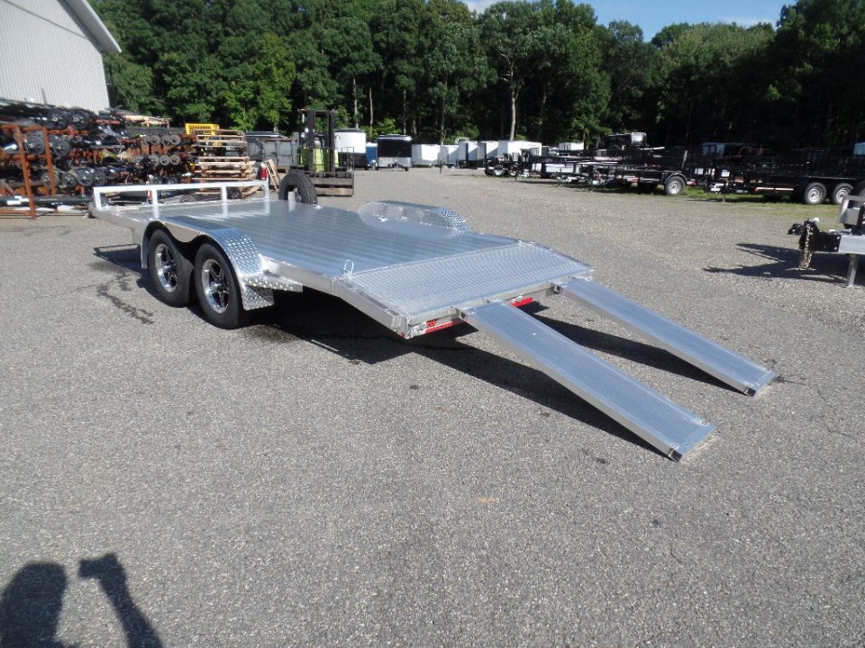 New 2026 Wolverine Trailers 7X16 Aluminum Frame and Deck Open Car Hauler