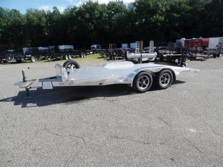 New 2026 Wolverine Trailers 7X16 Aluminum Frame and Deck Open Car Hauler