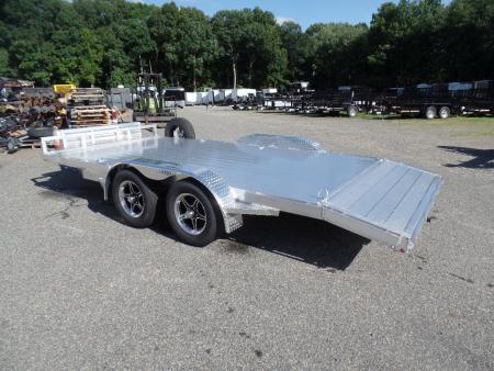 New 2026 Wolverine Trailers 7X16 Aluminum Frame and Deck Open Car Hauler