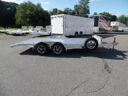 New 2026 Wolverine Trailers 7X16 Aluminum Frame and Deck Open Car Hauler