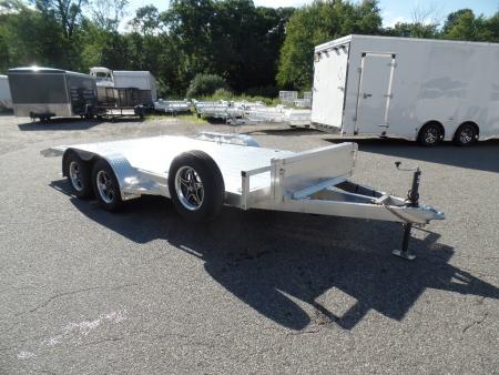 New 2026 Wolverine Trailers 7X16 Aluminum Frame and Deck Open Car Hauler