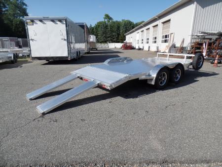 New 2026 Wolverine Trailers 7X16 Aluminum Frame and Deck Open Car Hauler