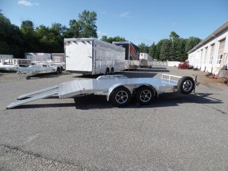 New 2026 Wolverine Trailers 7X16 Aluminum Frame and Deck Open Car Hauler