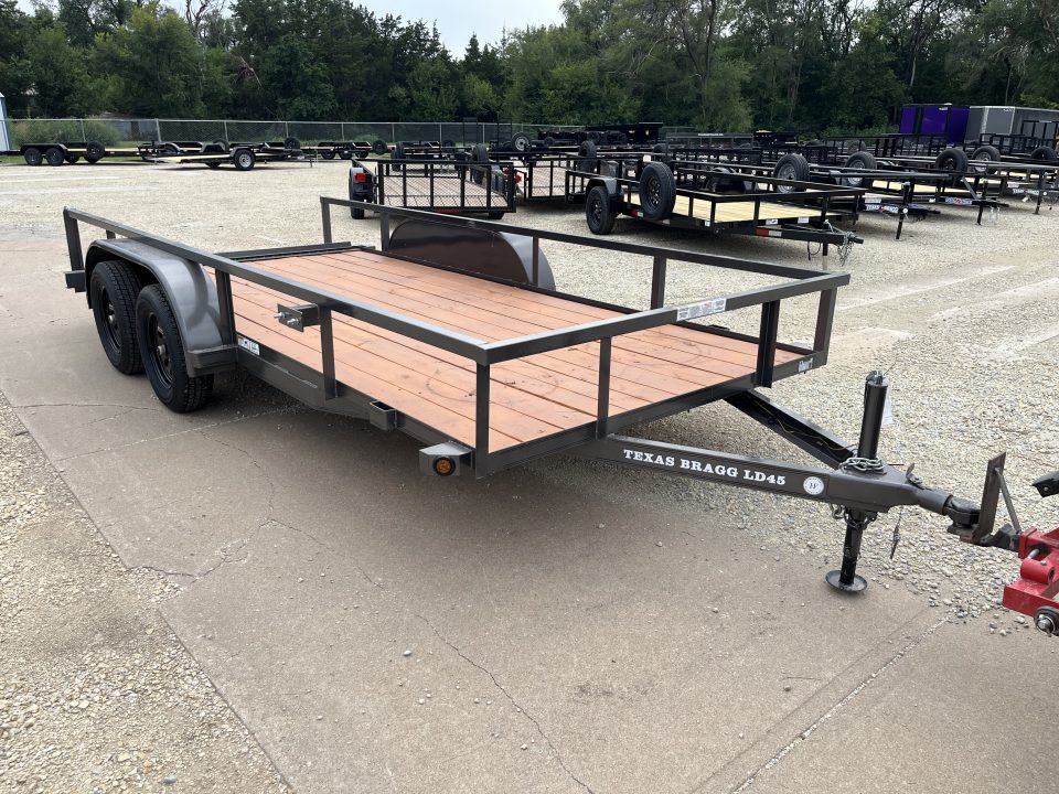 New 2026 TEXAS BRAGG TRAILERS 16LD45 – 77'' x 16' Utility Trailer