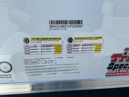 New 2027 Cargo King LN816TA2 8FT X 16FT 7K GVW Cargo / Enclosed Trailer