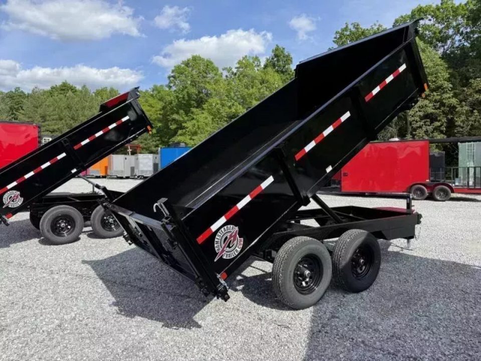 New 2027 Homesteader Trailer 6X12 MB Dump Trailer