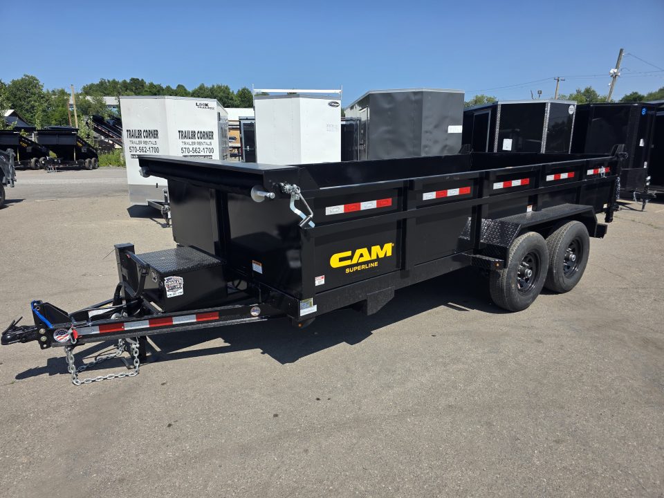 New 2026 Cam Superline 7X16 14K - SCISSOR Dump Trailer