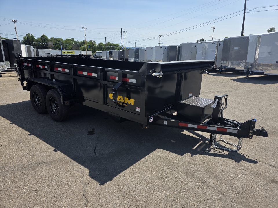 New 2026 Cam Superline 7X16 14K - SCISSOR Dump Trailer