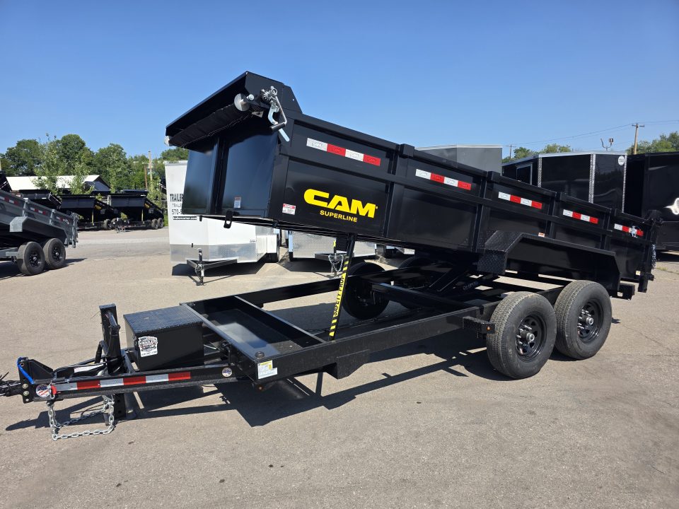 New 2026 Cam Superline 7X16 14K - SCISSOR Dump Trailer