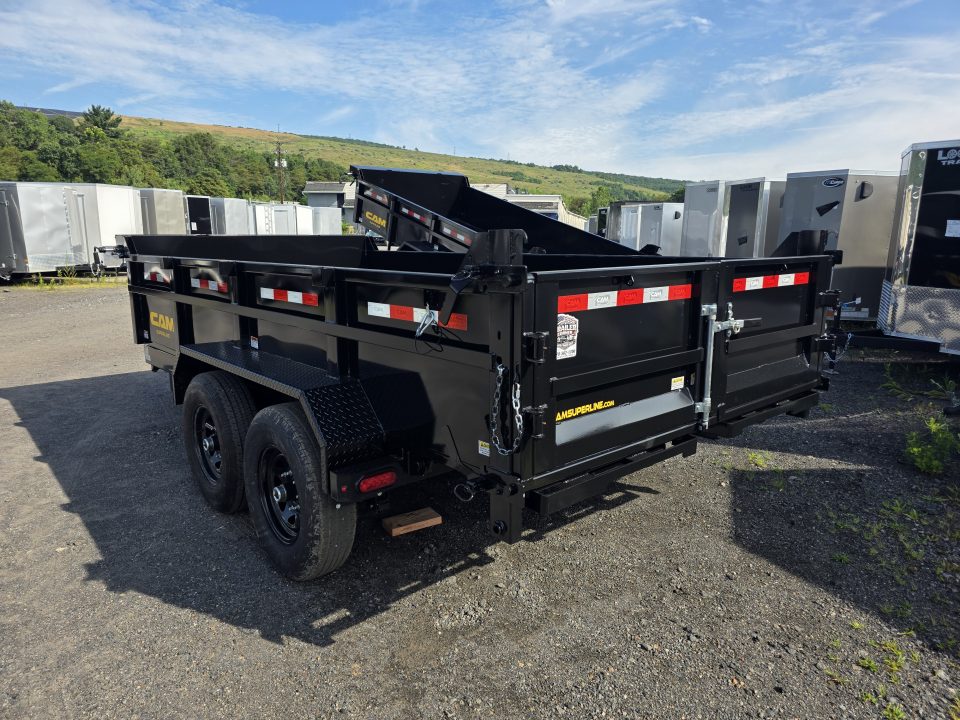 New 2027 Cam Superline 7X14 14K SCISSOR - RAMPS Dump Trailer