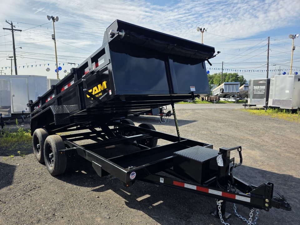 New 2027 Cam Superline 7X14 14K SCISSOR - RAMPS Dump Trailer