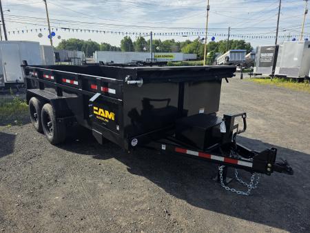 New 2027 Cam Superline 7X14 14K SCISSOR - RAMPS Dump Trailer