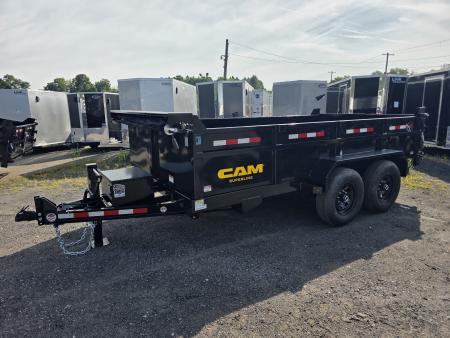 New 2027 Cam Superline 7X14 14K - SCISSOR - RAMPS Dump Trailer