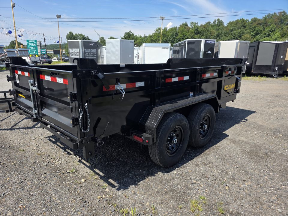 New 2027 Cam Superline 7X14 14K - SCISSOR - RAMPS Dump Trailer