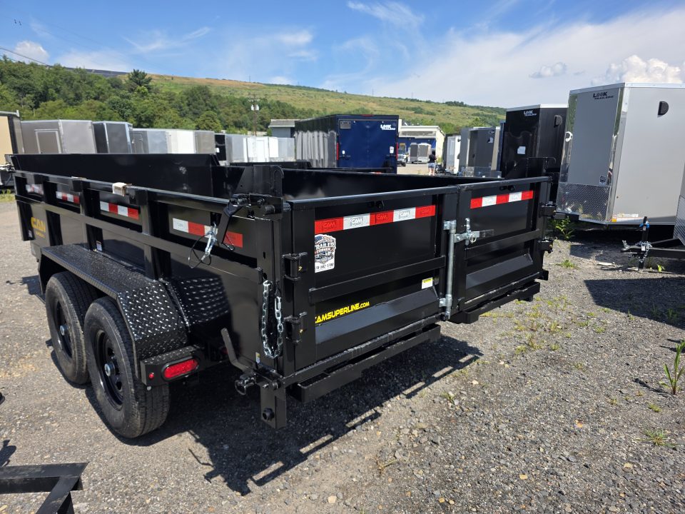 New 2027 Cam Superline 7X14 14K - SCISSOR - RAMPS Dump Trailer
