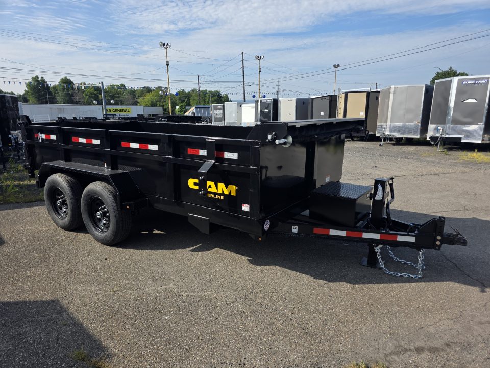 New 2027 Cam Superline 7X14 14K - SCISSOR - RAMPS Dump Trailer