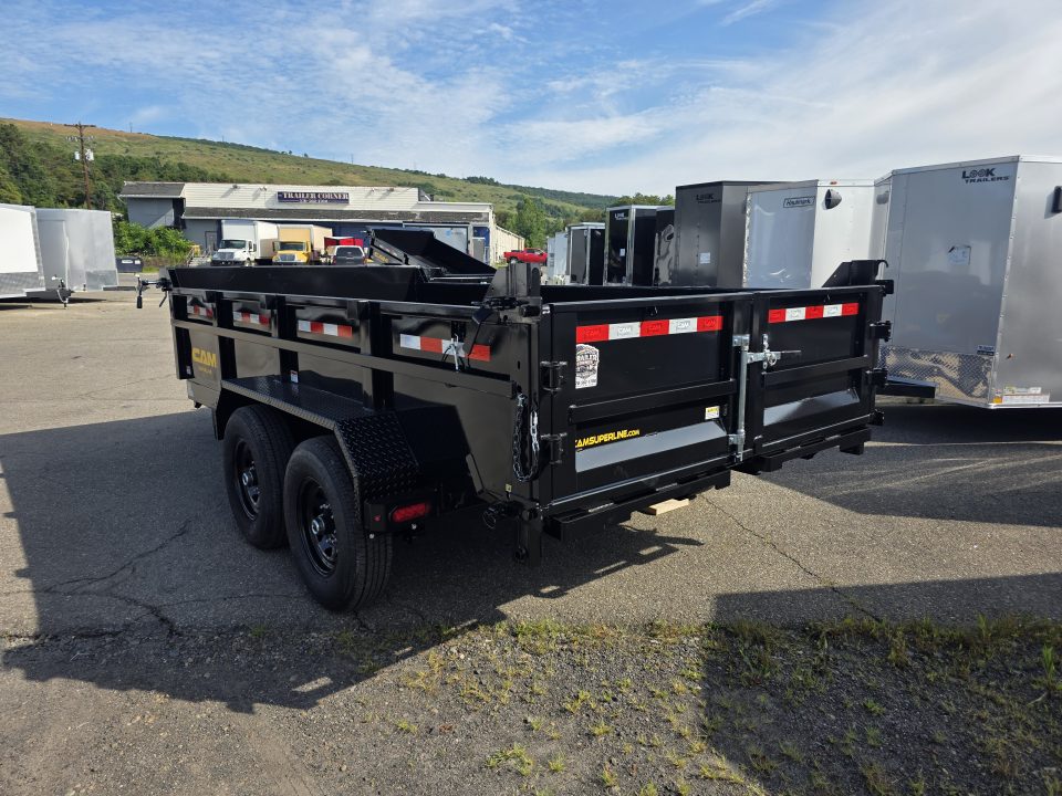 New 2027 Cam Superline 7X14 14K - SCISSOR - RAMPS Dump Trailer