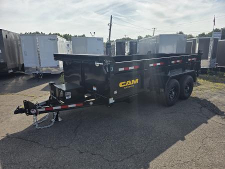 New 2027 Cam Superline 7X14 14K - SCISSOR - RAMPS Dump Trailer