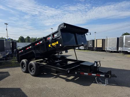 New 2027 Cam Superline 7X14 14K - SCISSOR - RAMPS Dump Trailer