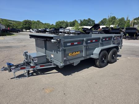New 2026 Cam Superline 7X14 14K SCISSOR - RAMPS Dump Trailer