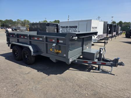 New 2026 Cam Superline 7X14 14K SCISSOR - RAMPS Dump Trailer