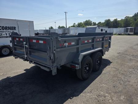New 2026 Cam Superline 7X14 14K SCISSOR - RAMPS Dump Trailer