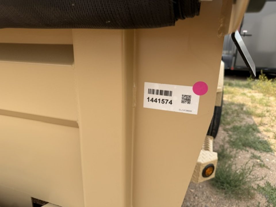 New 2027 PJ Trailers DL Dump Trailer- 7x14- 15.4K- 7GA Floor- Desert Tan