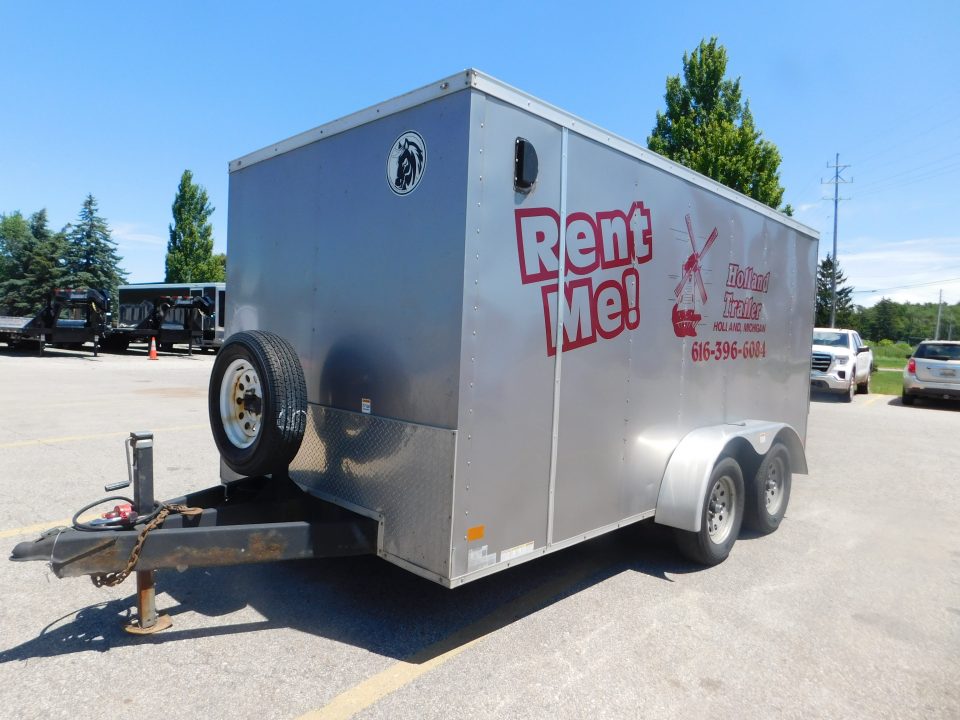 Used 2020 Darkhorse Cargo DHF 7x14 TA35 Cargo / Enclosed Trailer