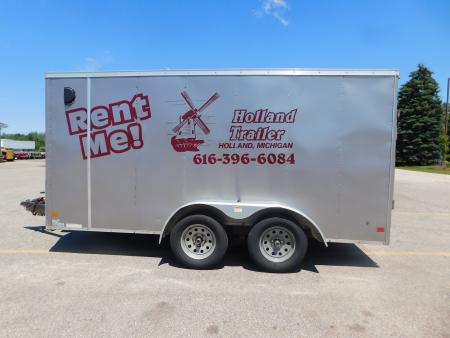 Used 2020 Darkhorse Cargo DHF 7x14 TA35 Cargo / Enclosed Trailer