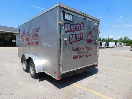 Used 2020 Darkhorse Cargo DHF 7x14 TA35 Cargo / Enclosed Trailer